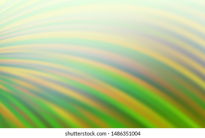 Light Green vector background with lines. A circumflex abstract illustration with gradient. New composition for your brand book.