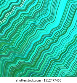 Light Green vector background with lines. Colorful illustration in simple style with gradient. Abstract style for your business design.