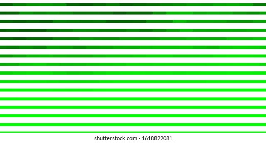 Light Green vector background with lines. Geometric abstract illustration with blurred lines. Smart design for your promotions.