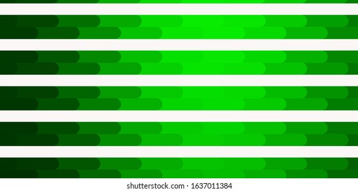 Light Green vector background with lines. Modern abstract illustration with colorful lines. Pattern for websites, landing pages.
