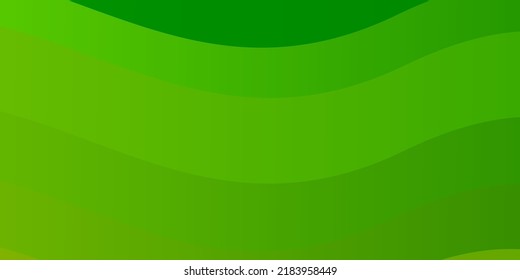 Light Green vector background with lines. Gradient illustration in simple style with bows. Template for cellphones.