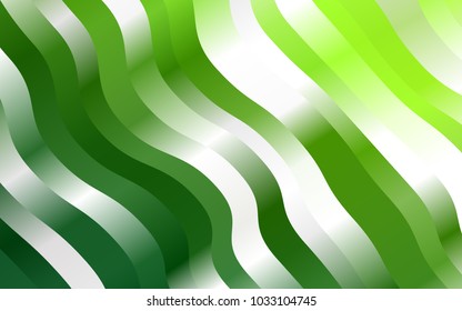 Light Green vector background with liquid shapes. An elegant bright illustration with gradient. Brand-new design for your ads, poster, banner.