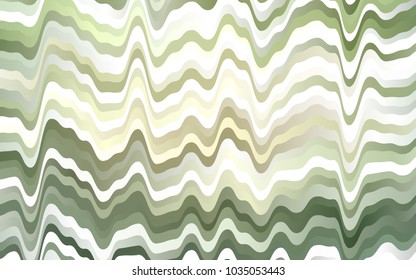 Light Green vector background with liquid shapes. An elegant bright illustration with gradient. Textured wave pattern for backgrounds.