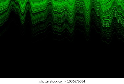 Light Green vector background with liquid shapes. Colorful abstract illustration with gradient lines. Pattern for your business design.