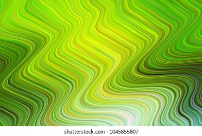 Light Green vector background with liquid shapes. Creative geometric illustration in marble style with gradient. Pattern for your business design.