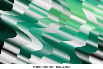 Light Green vector background with liquid shapes. Creative illustration in halftone marble style with gradient. Marble style for your business design.