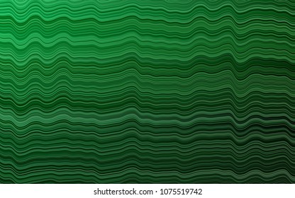 Light Green vector background with liquid shapes. Blurred geometric sample with gradient bubbles.  Marble style for your business design.