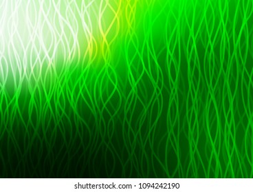 Light Green vector background with liquid shapes. A completely new color illustration in marble style. Textured wave pattern for backgrounds.