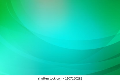 Light Green vector background with liquid shapes. A sample with blurred bubble shapes. The template for cell phone backgrounds.