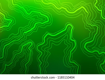 Light Green vector background with liquid shapes. Creative illustration in halftone marble style with gradient. New composition for your brand book.