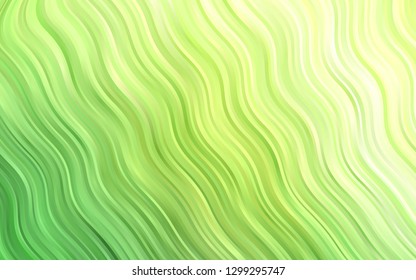 Light Green vector background with liquid shapes. Blurred geometric sample with gradient bubbles.  A completely new marble design for your business.