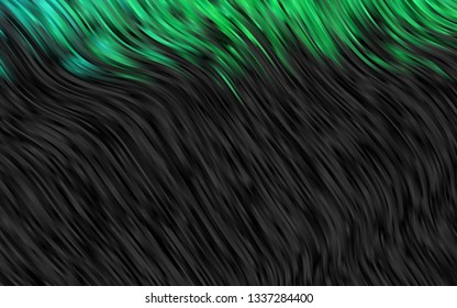 Light Green vector background with liquid shapes. A vague circumflex abstract illustration with gradient. Pattern for your business design.