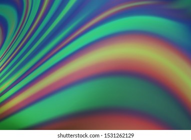 Light Green vector background with liquid shapes. Brand new colored illustration in marble style with gradient. Pattern for your business design.