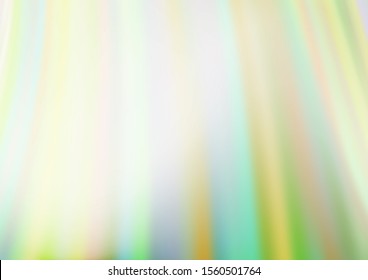 Light Green vector background with liquid shapes. Modern gradient abstract illustration with bandy lines. A completely new marble design for your business.