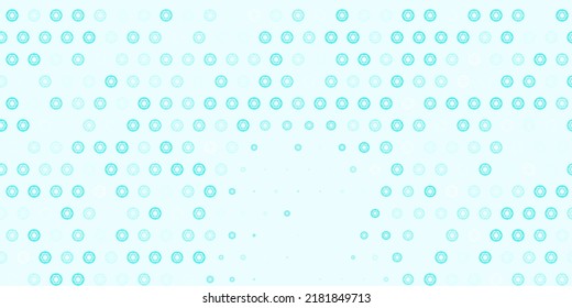 Light Green vector background with occult symbols. Abstract illustration with gothic gradient shapes. Simple design for occult depiction.