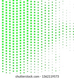 Light Green vector background in polygonal style. Abstract gradient illustration with colorful rectangles. Template for cellphones.