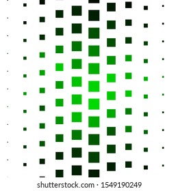Light Green vector background in polygonal style. Abstract gradient illustration with rectangles. Design for your business promotion.