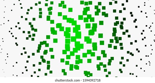 Light Green vector background in polygonal style. Rectangles with colorful gradient on abstract background. Template for cellphones.