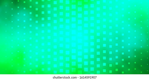 Light Green vector background in polygonal style. Rectangles with colorful gradient on abstract background. Pattern for commercials, ads.