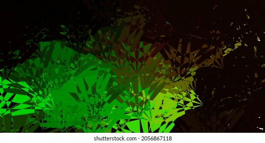 Light Green vector background with polygonal forms. Outstanding abstract illustration with range of colorful triangles. Design for your wallpapers.