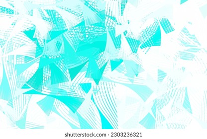 Light Green vector background with polygonal style. Modern abstract illustration with colorful triangles. Background for a cell phone.