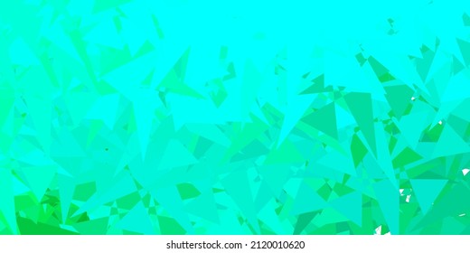 Light Green vector background with random forms. Illustration with colorful shapes in abstract style. Elegant design for wallpaper set.
