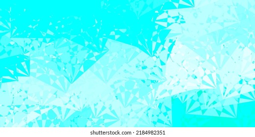 Light Green vector background with random forms. Modern abstract illustration with gradient random forms. Smart design for your business.