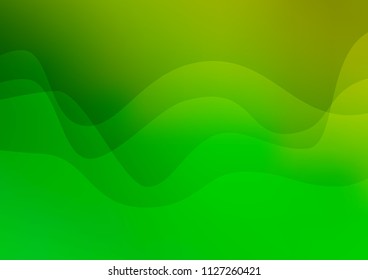 Light Green vector background with shapes. Shining crooked illustration in marble style. The elegant pattern for brand book.