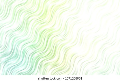 Light Green vector background. Shining crooked illustration in marble style. Pattern for your business design.
