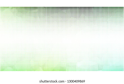 Light Green vector  background with spots. Glitter abstract illustration with blurred drops of rain. Pattern for textures of wallpapers.
