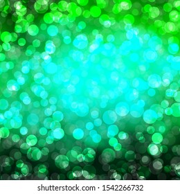 Light Green vector background with spots. Glitter abstract illustration with colorful drops. Pattern for websites.