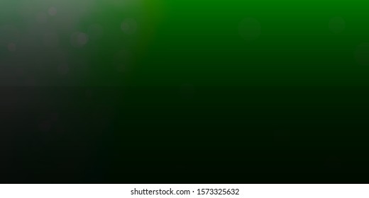 Light Green vector background with spots. Colorful illustration with gradient dots in nature style. New template for a brand book.