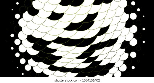 Light Green vector background with spots. Illustration with set of shining colorful abstract spheres. Design for your commercials.