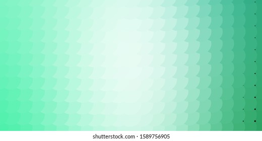 Light Green vector background with spots. Abstract decorative design in gradient style with bubbles. New template for a brand book.