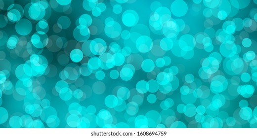 Light Green vector background with spots. Modern abstract illustration with colorful circle shapes. Design for your commercials.