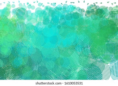 Light Green vector background with spots. Modern abstract illustration with colorful water drops. Pattern for beautiful websites.