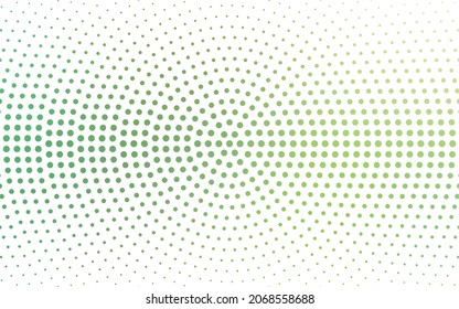 Light Green vector  background with spots. Blurred bubbles on abstract background with colorful gradient. Design for poster, banner of websites.