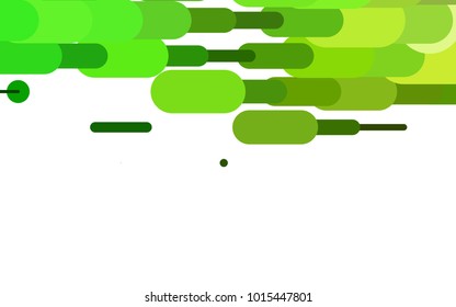 Light Green vector background with straight lines. Glitter abstract illustration with colored sticks. The template can be used as a background.