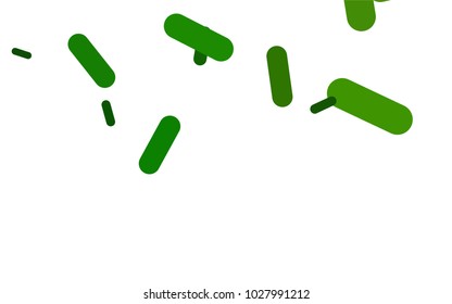 Light Green vector background with straight lines. Decorative shining illustration with lines on abstract template. Smart design for your business advert.