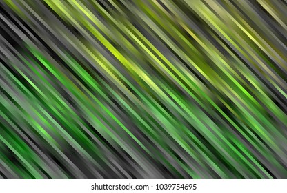 Light Green vector background with straight lines. Decorative shining illustration with lines on abstract template. The pattern can be used as ads, poster, banner for commercial.