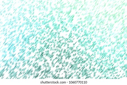Light Green vector background with straight lines. Lines on blurred abstract background with gradient. The template can be used as a background.