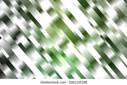 Light Green vector background with straight lines. Blurred decorative design in simple style with lines. The pattern can be used for busines ad, booklets, leaflets
