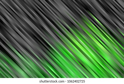 Light Green vector background with straight lines. Lines on blurred abstract background with gradient. Smart design for your business advert.