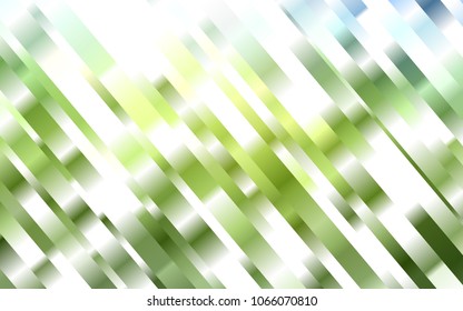 Light Green vector background with straight lines. Lines on blurred abstract background with gradient. Smart design for your business advert.