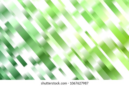 Light Green vector background with straight lines. Blurred decorative design in simple style with lines. The template can be used as a background.