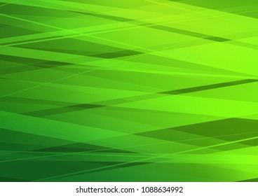 Light Green vector background with straight lines. Modern geometrical abstract illustration with staves. The pattern can be used for websites.