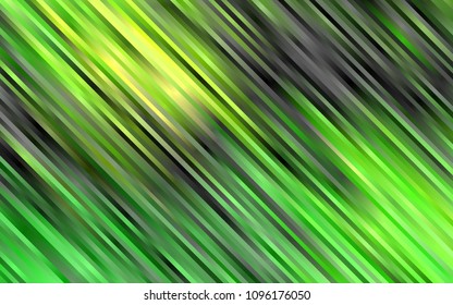Light Green vector background with straight lines. Decorative shining illustration with lines on abstract template. Best design for your ad, poster, banner.