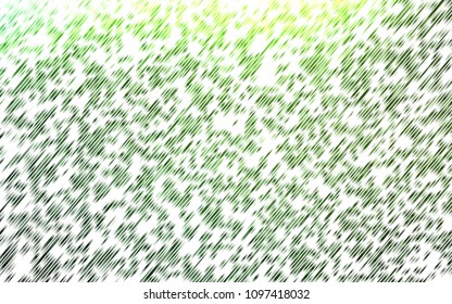 Light Green vector background with straight lines. Modern geometrical abstract illustration with staves. Best design for your ad, poster, banner.