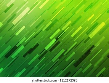 Light Green vector background with straight lines. Modern geometrical abstract illustration with staves. The template can be used as a background.