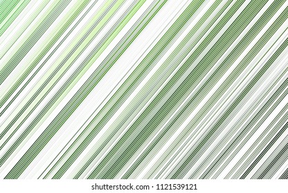 Light Green vector background with straight lines. Glitter abstract illustration with colored sticks. Smart design for your business advert.